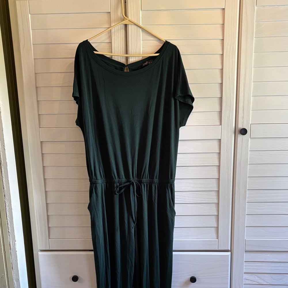 Dark Green Jumpsuit